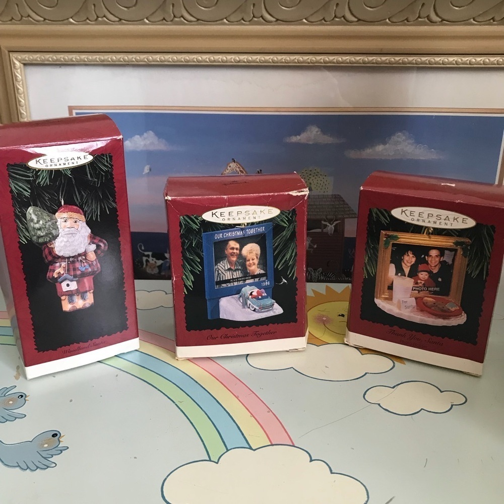 Vintage 1996 Hallmark Keepsake Ornament Bundle